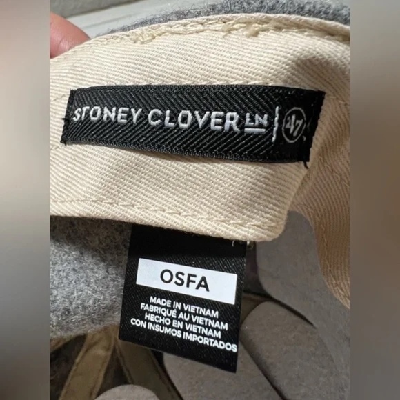 47 Stoney Clover NFL San Francisco 49ers Clean Up Grey Red Wool Blend Hat OS - Picture 8 of 9